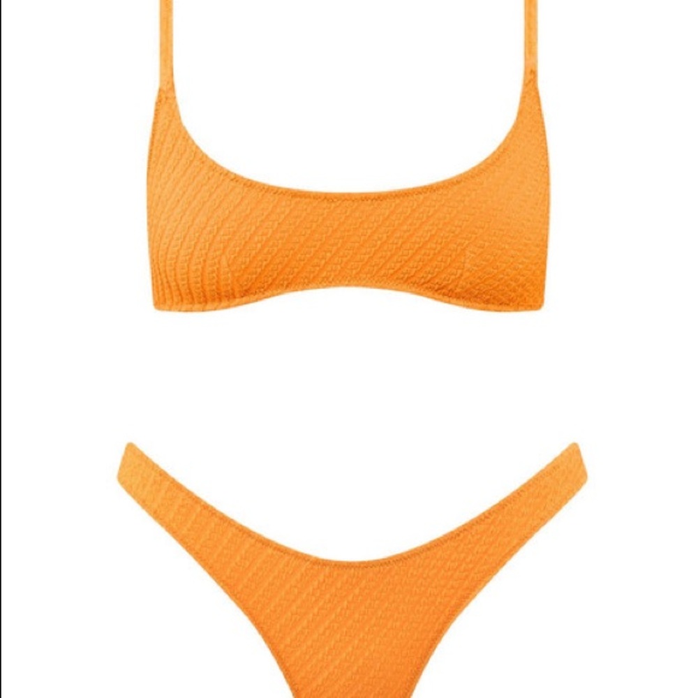 ISO triangl maci set tangerine size XS cheeky